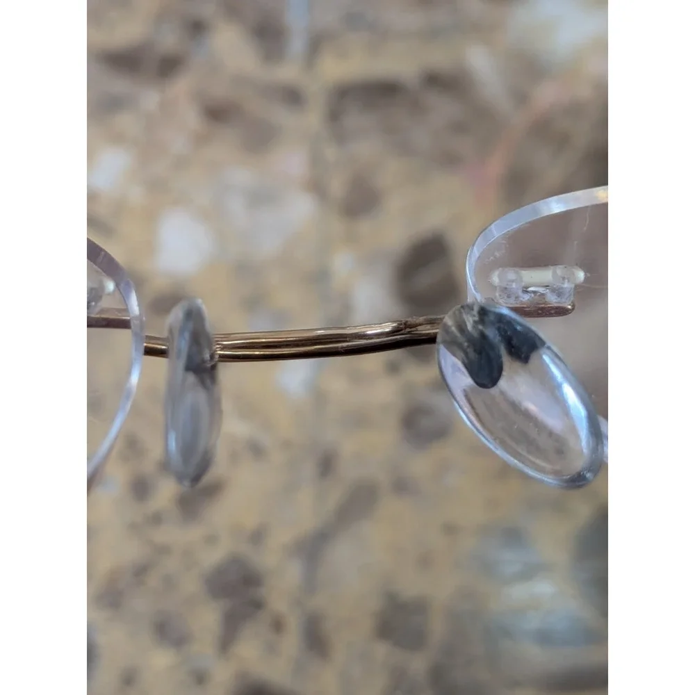 Silhouette Titan Gold Rimless Eye Glasses 7610 6051 50-21 150